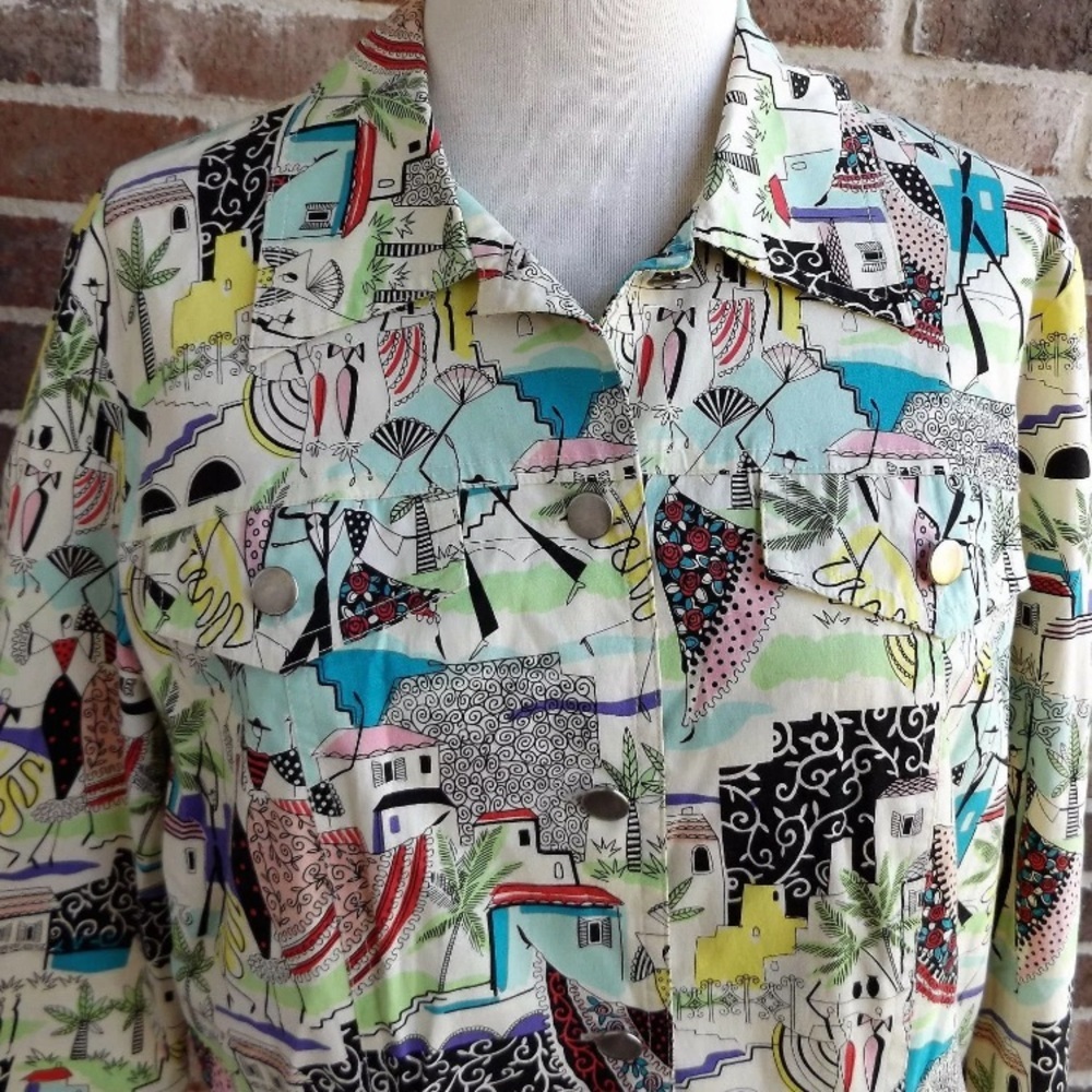 Anthracite Graphic Design Jacket 10 - Picture 2 of 5